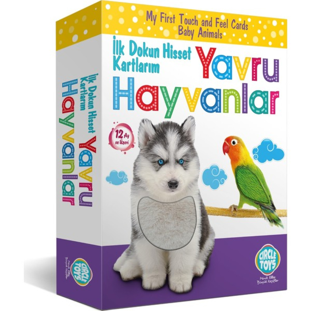 Circle Toys İlk Dokun Hisset Tanı Kartlarım Yavru Hayvanlar Bebek Oyuncakları Fiyatı