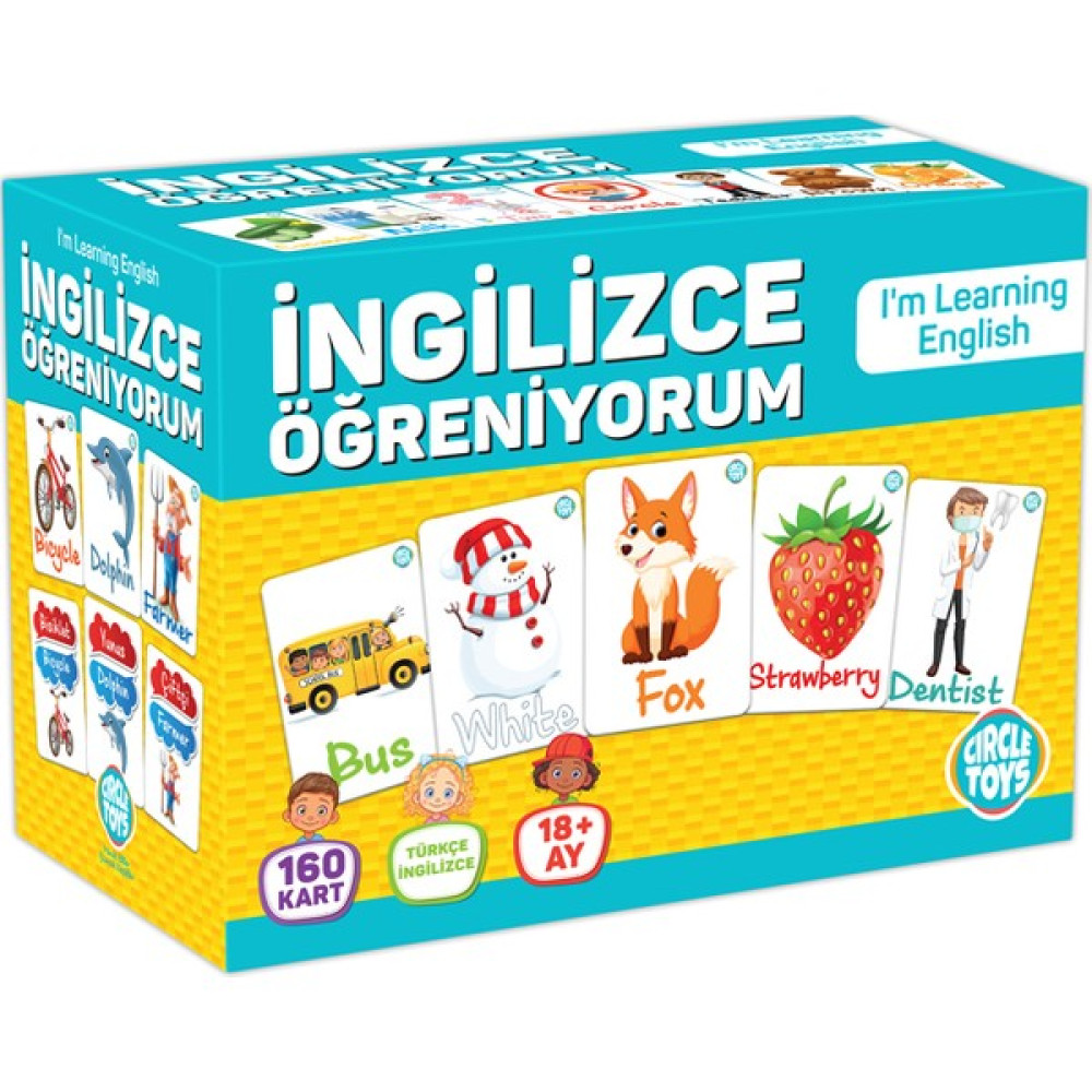 Circle Toys İngilizce Öğreniyorum Kartlar Eğitici Oyuncak Fiyatı