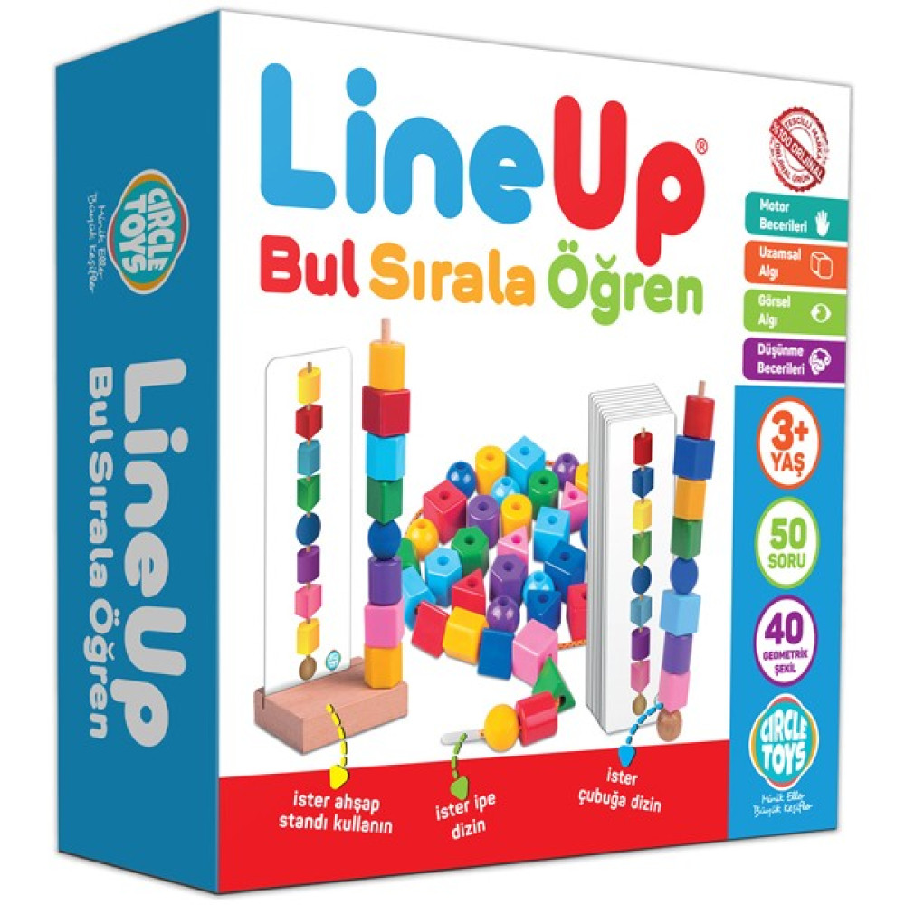 Circle Toys Line Up Bul Sırala Öğren - Renkli Çocuk Oyuncağı Fiyatı