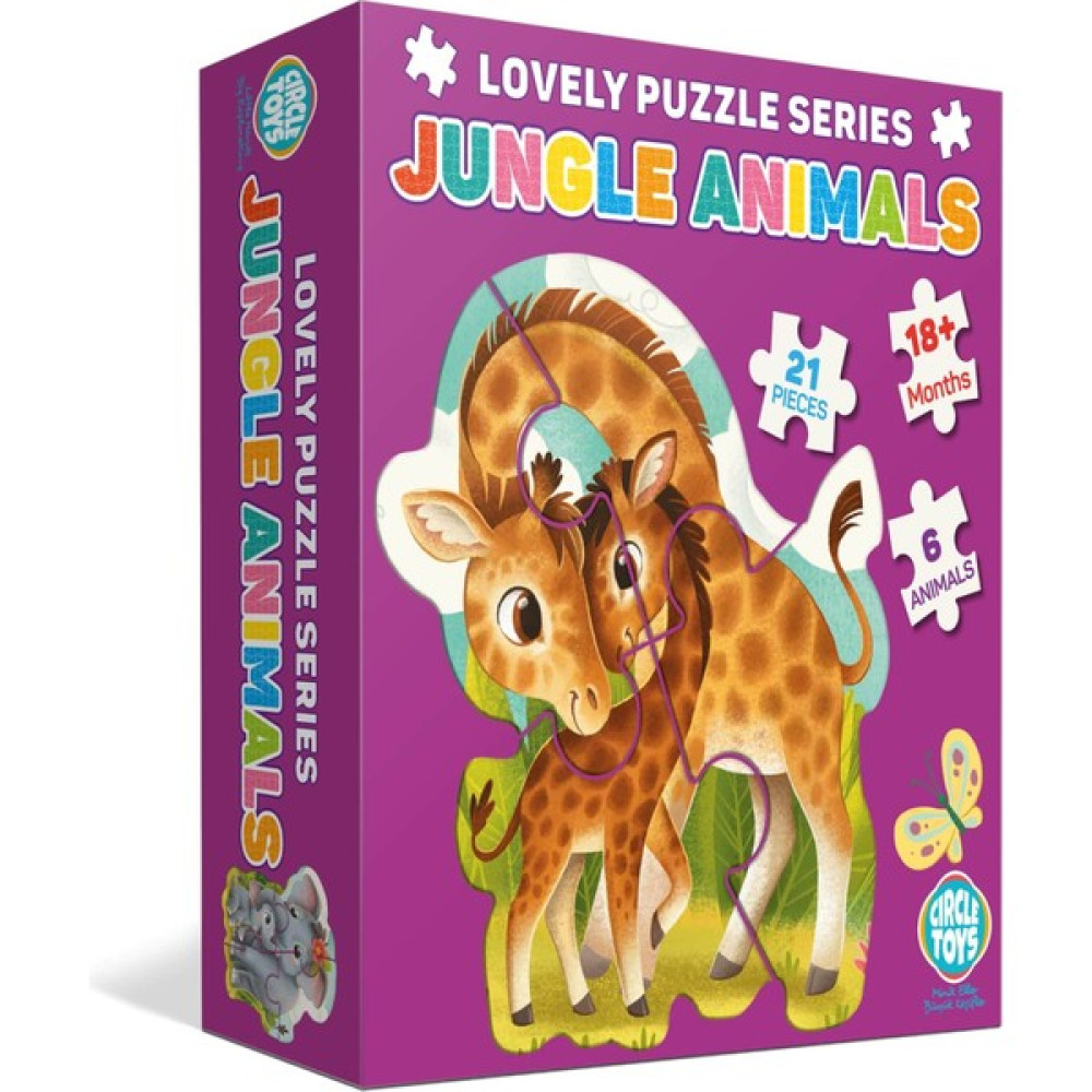 Circle Toys Lovely Puzzle Jungle Animals Eğitici Oyuncak Fiyatı