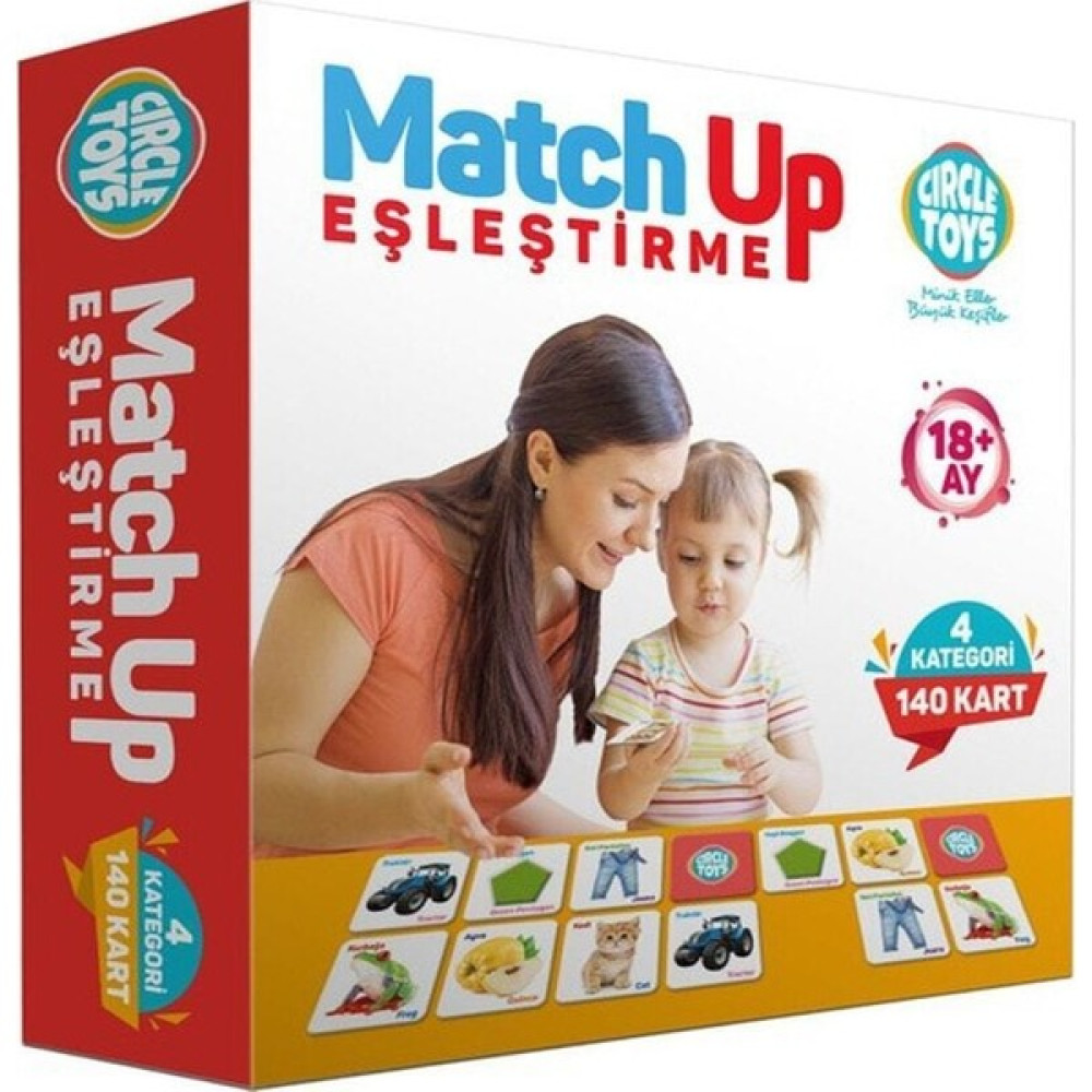 Circle Toys Match Up Eşleştirme Kartları 140 Adet Çocuk Oyuncağı Fiyatı