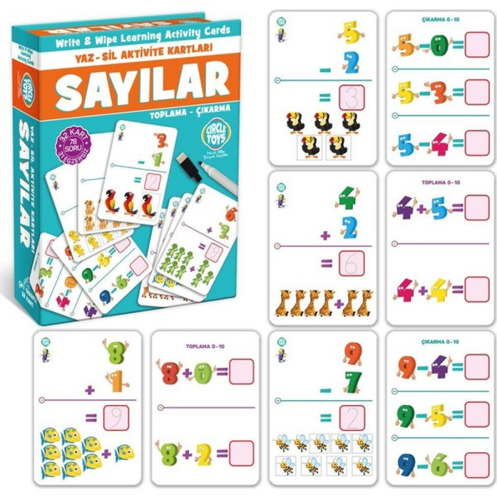 Circle Toys Yaz Sil Sayılar Çocuk Oyuncağı Fiyatı