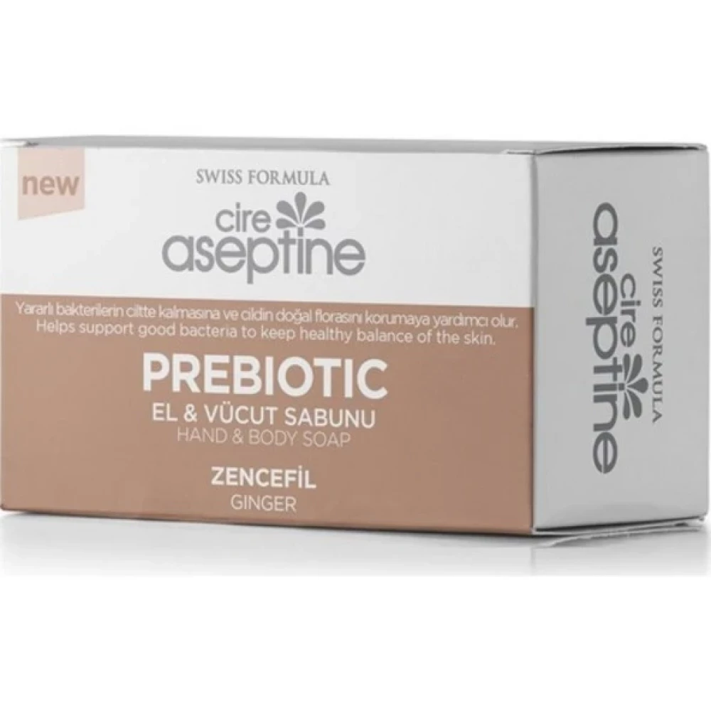 Cire Aceptine Prebiotic El Ve Vücut Sabunu 100 Gr- Zencefil Cilt Temizleme ve Peeling Fiyatı