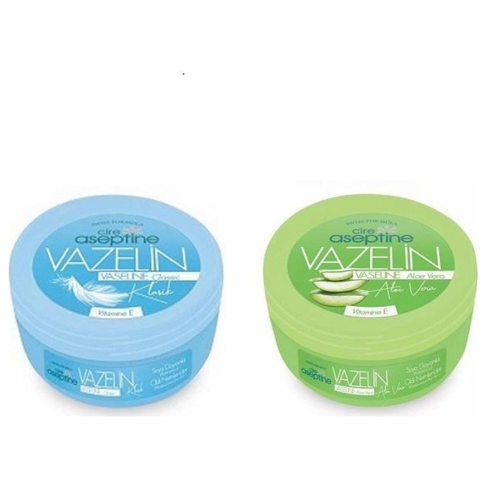 Cire Aceptine Vazelin 150 ml Klasik + Vazelin 150 ml Aloe Vera Nemlendiriciler Fiyatı
