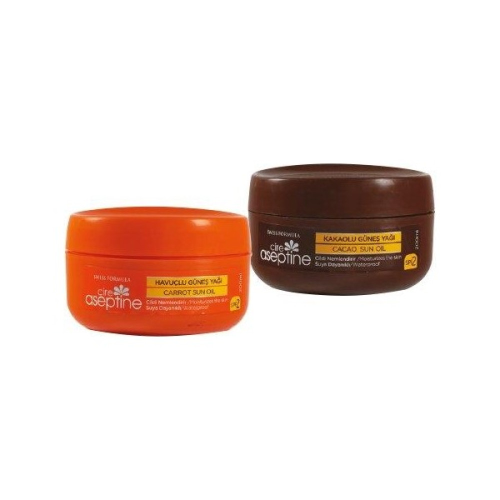 Cire Aseptine Havuçlu + Kakaolu 2spf Güneş Yağı 100 ml Güneş Kremleri ve Losyonları Fiyatı