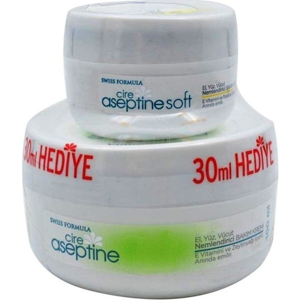 Cire Aseptine Papatya 100 ml + Zeytinyağlı 30 ml El Yüz Vücut Nemlendirici Bakım Kremi El Bakımı Fiyatı