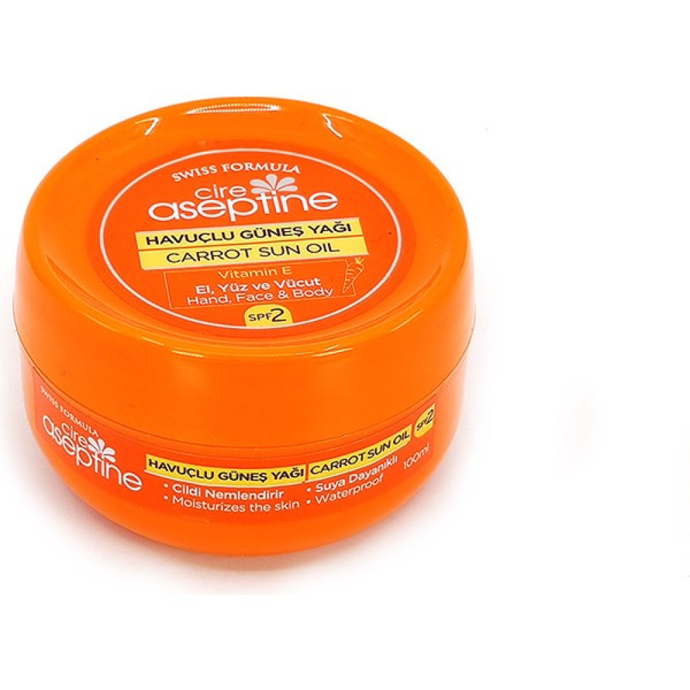 Cire Aseptine Sun Havuçlu Güneş Yağı Kavanoz 100ML Oto Boyaları Fiyatı