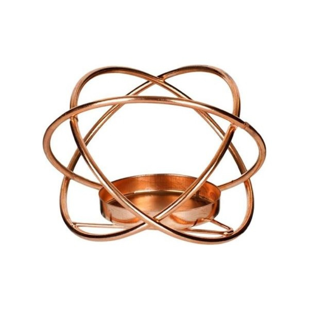Çırpan Ev Bakır Metal Mumluk 11X11X8CM Şamdan Fiyatı