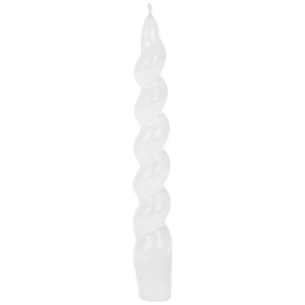 Çırpan Ev Beyaz Burgu Şamdan Mum 18 cm Dekoratif Mum Fiyatı