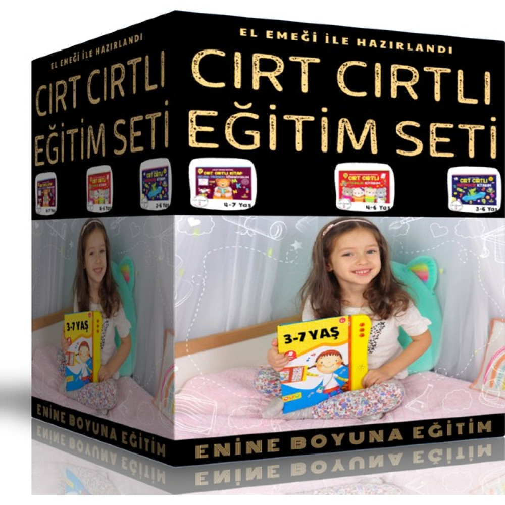 Cırt Cırtlı Eğitim Seti (3 Süper Set) (Ciltli) Okul Öncesi Eğitici & Öğretici Kitaplar Fiyatı