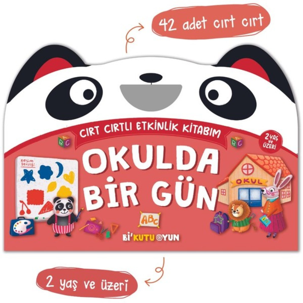 Cırt Cırtlı Etkinlik Kitabım - Okulda Bir Gün (2+ Yaş) Okul Öncesi Eğitici & Öğretici Kitaplar Fiyatı