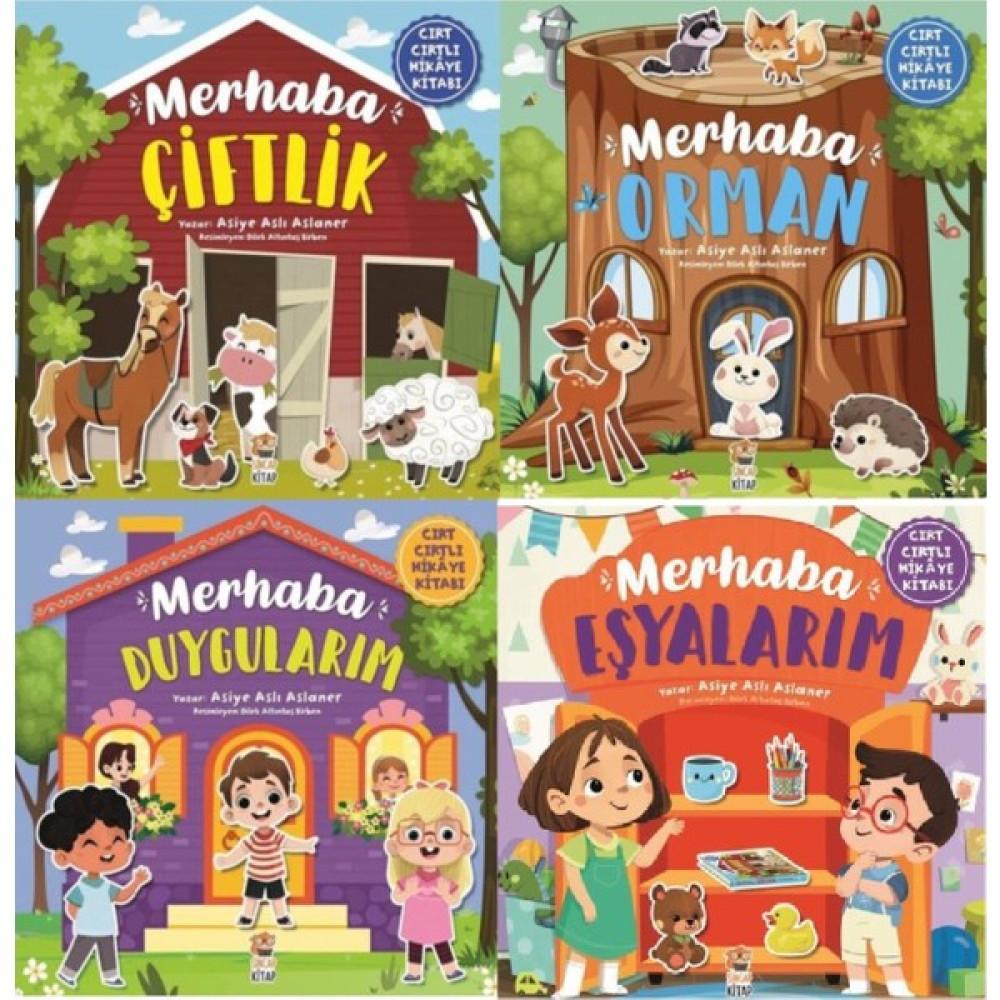 Cırt Cırtlı Hikayeler 4 Kitap Set Merhaba Çiftlik Duygularım Eşyalarım Orman Okul Öncesi Eğitici & Öğretici Kitaplar Fiyatı