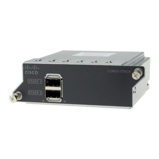 Cisco C2960X-Stack Switch