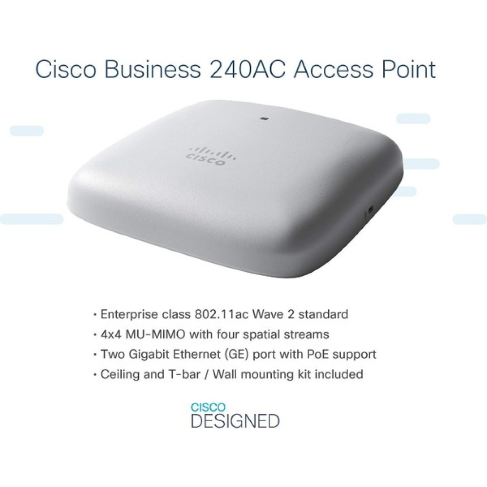 Cisco CBW240AC-E Access Point 4x4 Antenli Access Point Fiyatı