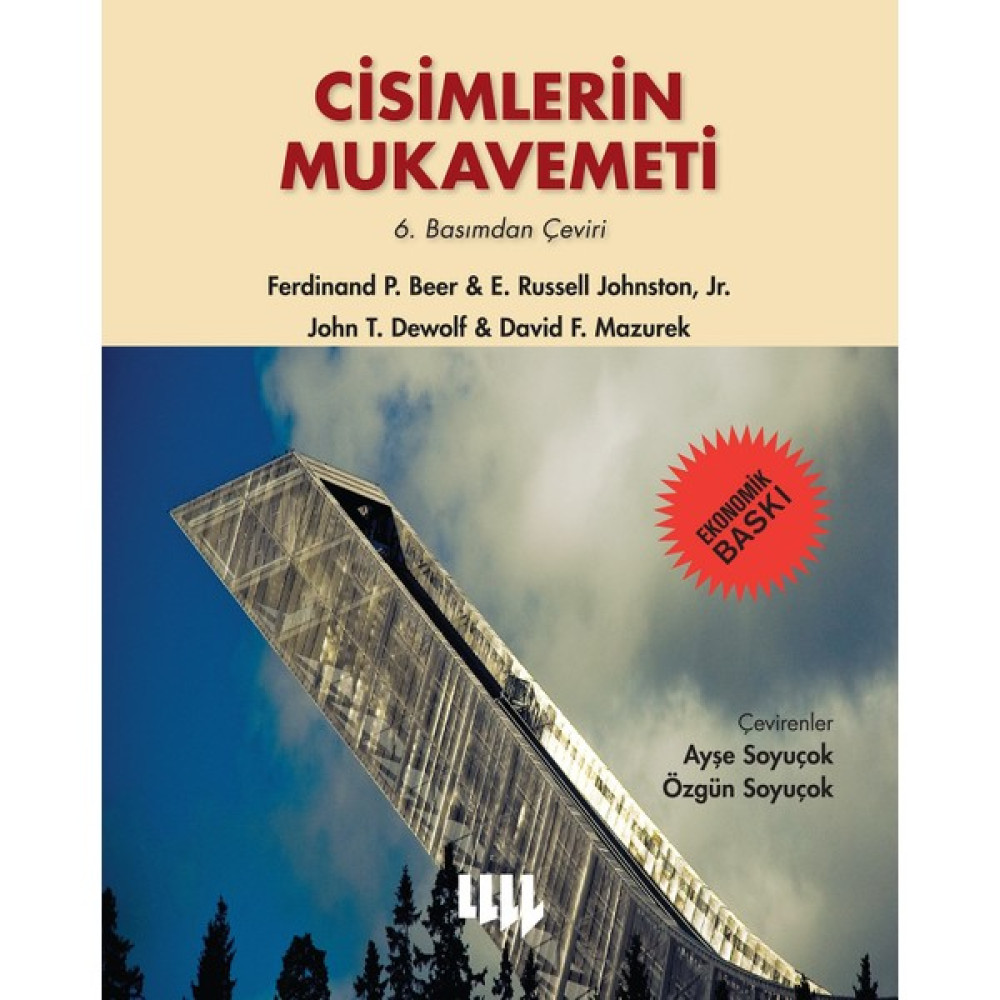 Cisimlerin Mukavemeti 6.Basımdan Çeviri Ekonomik Baskı - Ferdinand P Beer Akademik Fiyatı