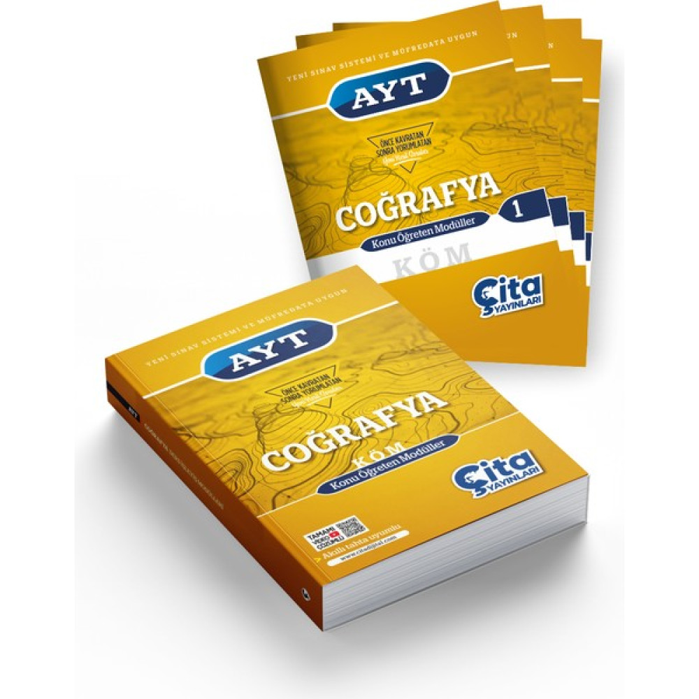 Çita Yayınları Ayt Coğrafya (Köm) Konu Öğreten Modüller Ders Sınav Kitapları Fiyatı