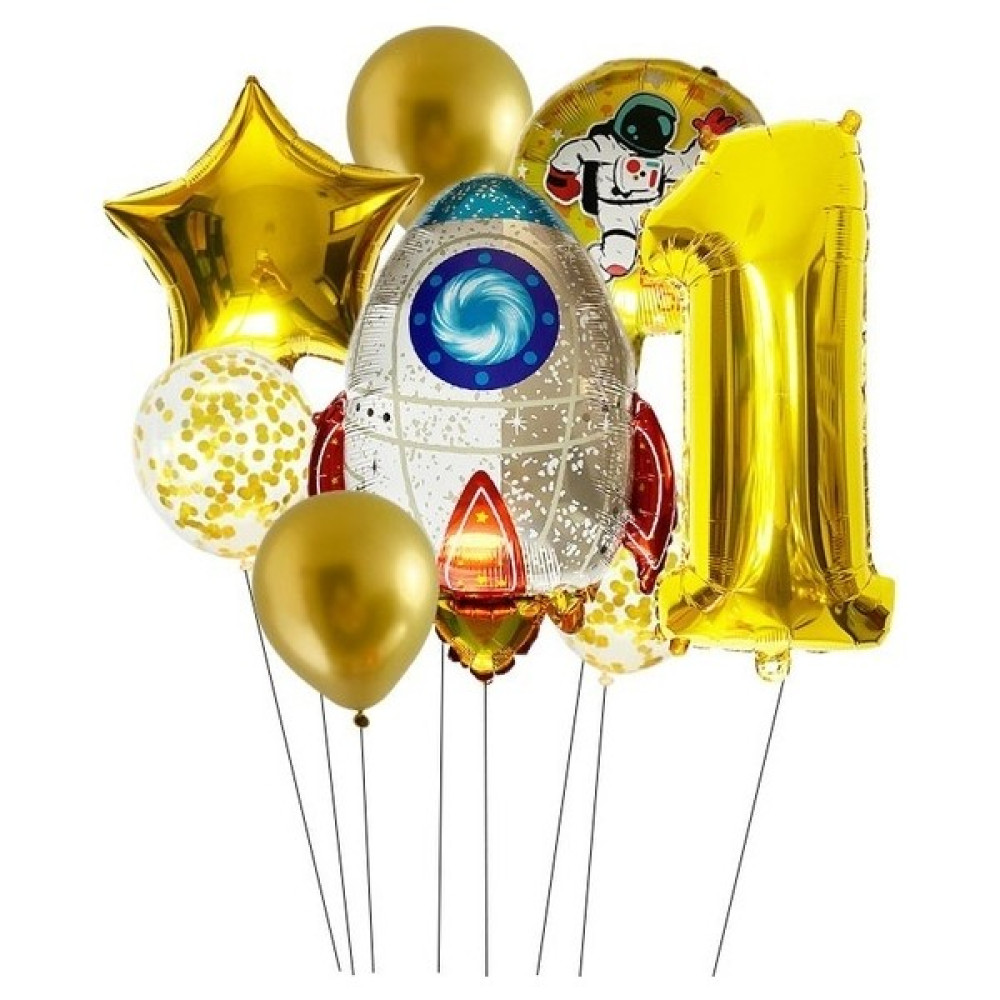 Çıtı Pıtı Store Galaxy Tema Parti Balon Seti - Altın - 1 Adet Oto Boyaları Fiyatı