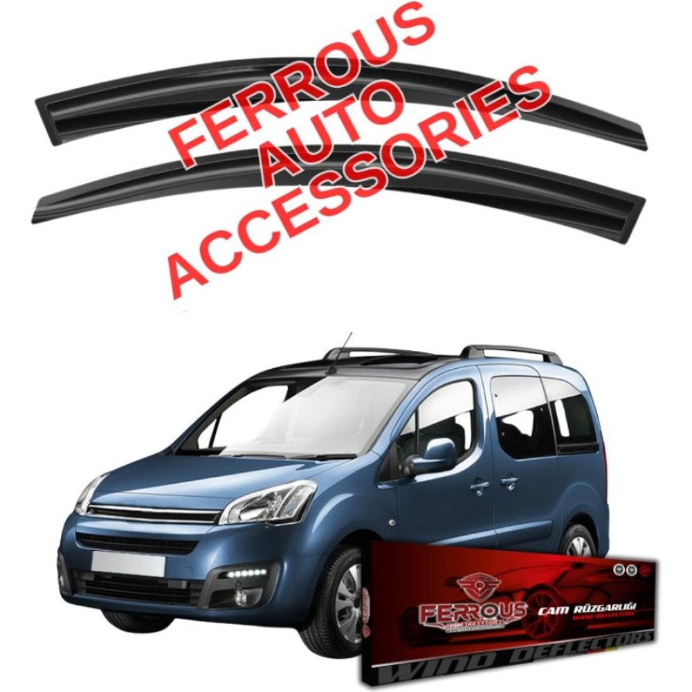 Citroen Berlingo Ferrous Cam Rüzgarlığı 2li Set 2009 2018 Oto Rüzgarlıkları Fiyatı
