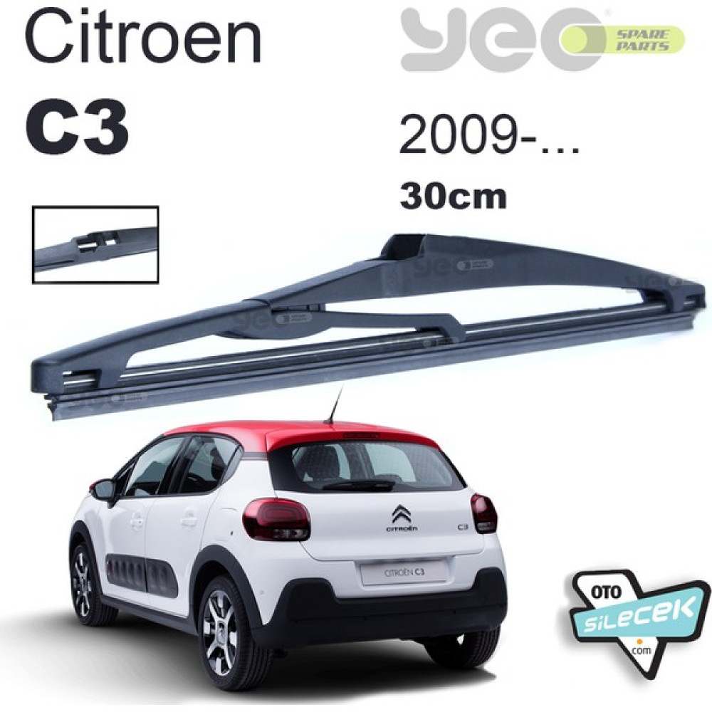 Citroen C3 Arka Silecek 2009-2016 Oto Silecekleri Fiyatı