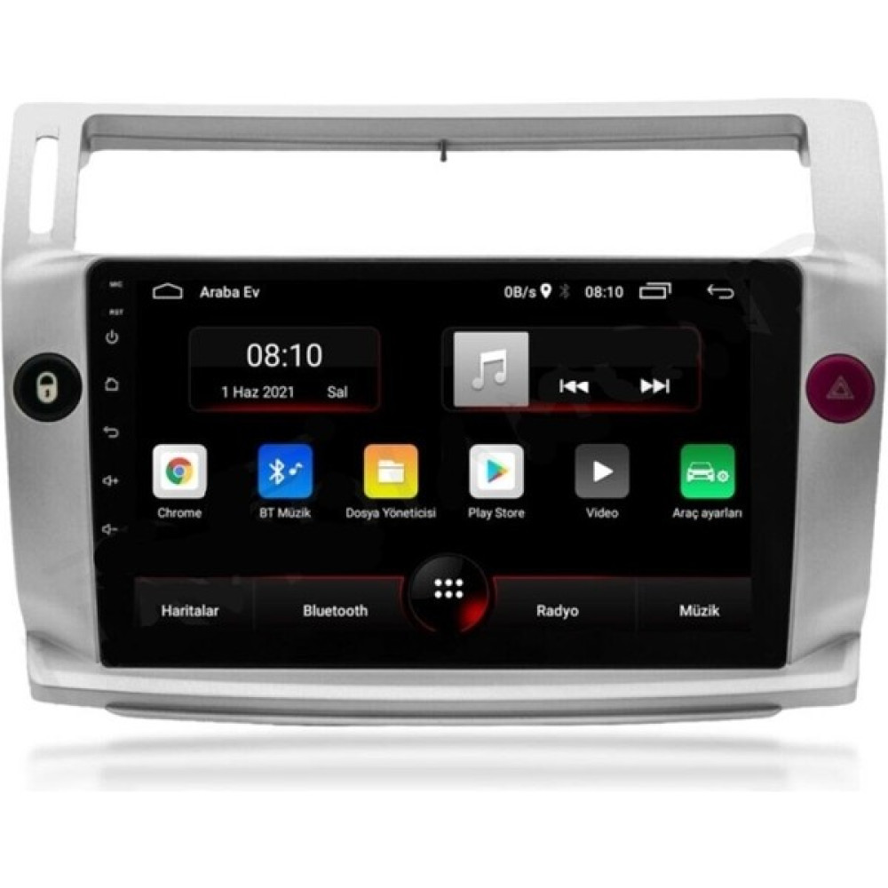 Citroen C4 Android Multimedya 9 Inc Hd IPS Ekran 2gb Ram /32GB Kamera Hediyeli Oto Görüntü Sistemleri Fiyatı