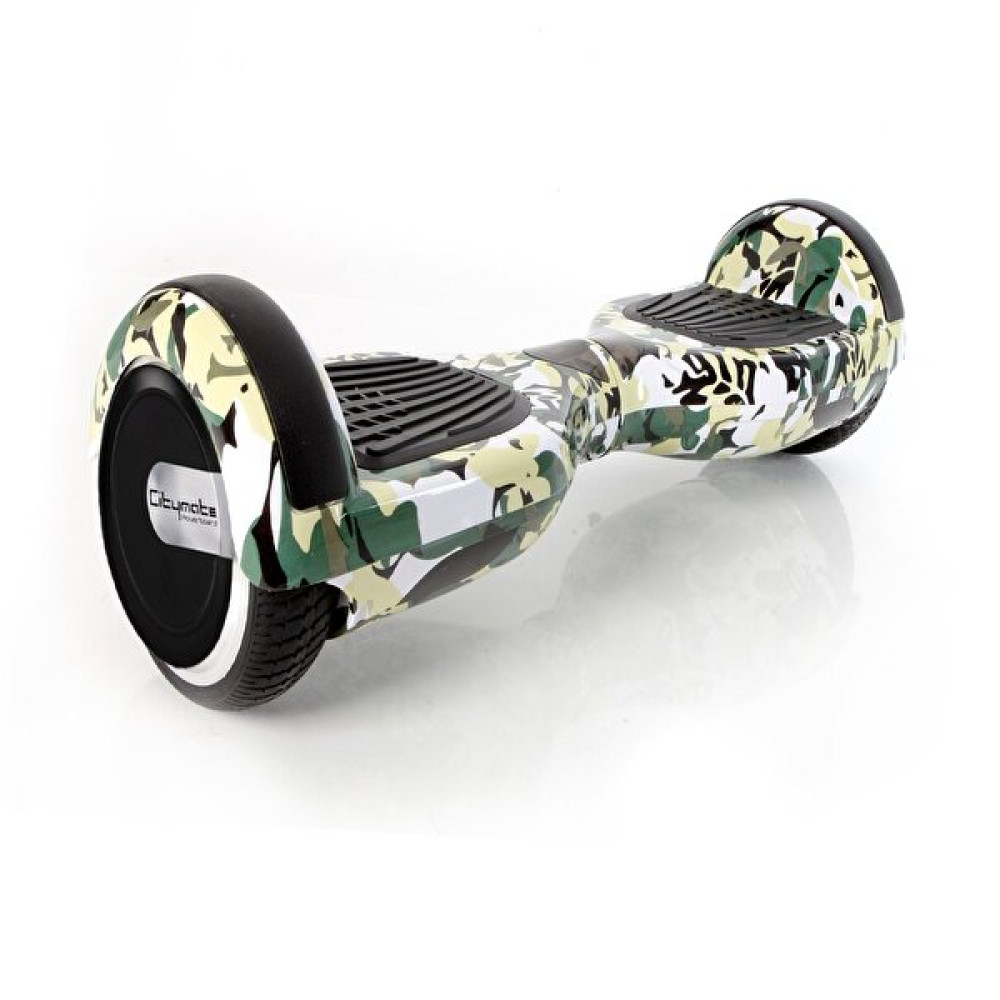 Citymate Elektrikli Kaykay 6.5" Yeşil Kamuflaj Grafity Desenli Akıllı Hoverboard - Çanta Hediyeli Hoverboard Fiyatı