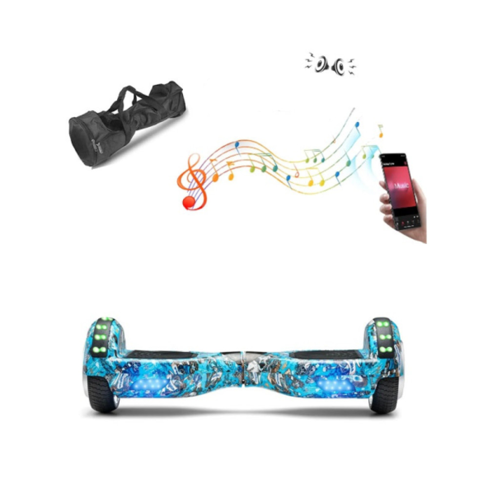Citymate Elektrikli Kaykay Full Ledli Hoverboard Bluetooth Hoparlorlu 6.5 Inch Desen20 Spor & Outdoor Fiyatı