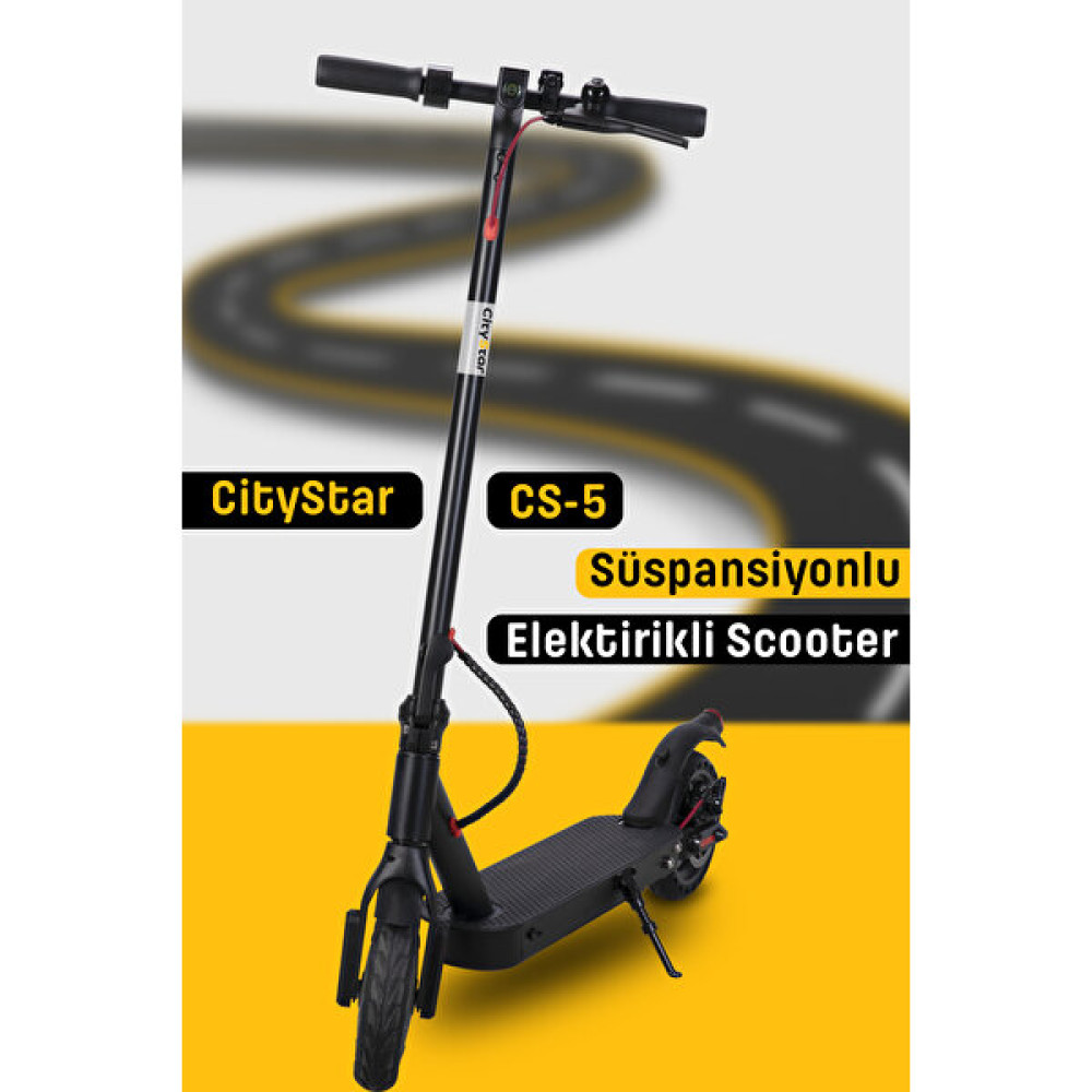 Citystar Süspansiyonlu Güçlü Motor Elektrikli Scooter Scooter Fiyatı
