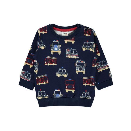 Civil Baby 6-18 Ay Lacivert Bebek Sweatshirt