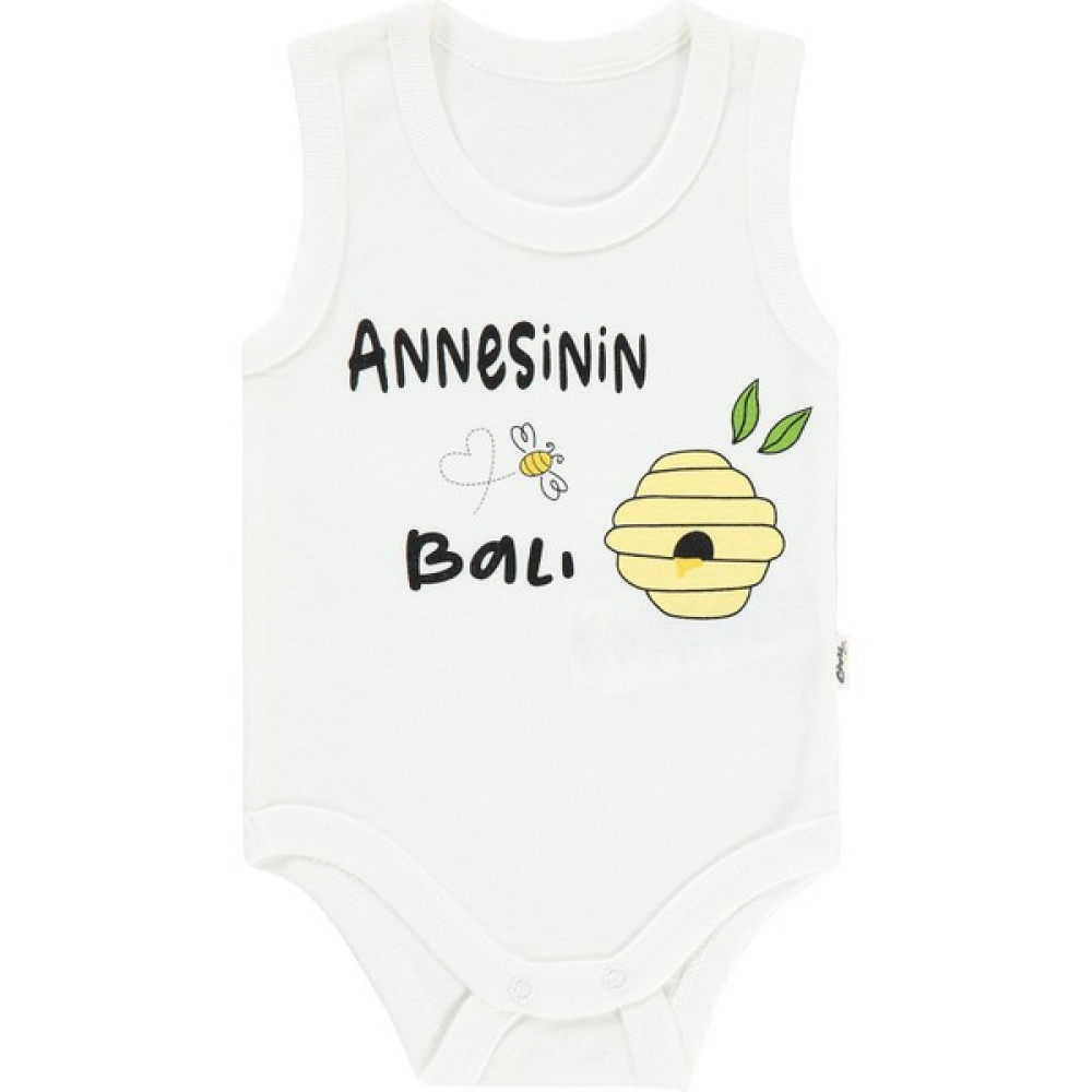 Civil Baby Bebek Çıtçıtlı Badi 1-36 Ay Ekru Bebek Body Fiyatı