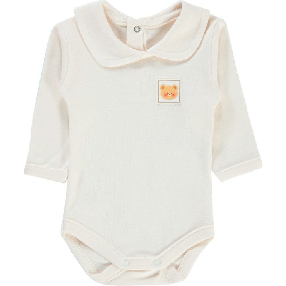 Civil Baby Ciivl Baby Kız Bebek Çıtçıtlı Badi 0-6 Ay Ekru Bebek Body Fiyatı