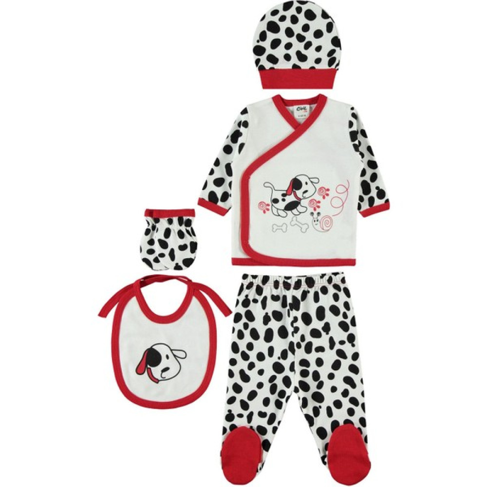 Civil Baby Erkek Bebek 5'li Zıbın Takımı Yenidoğan Siyah Bebek Zıbın Seti Fiyatı