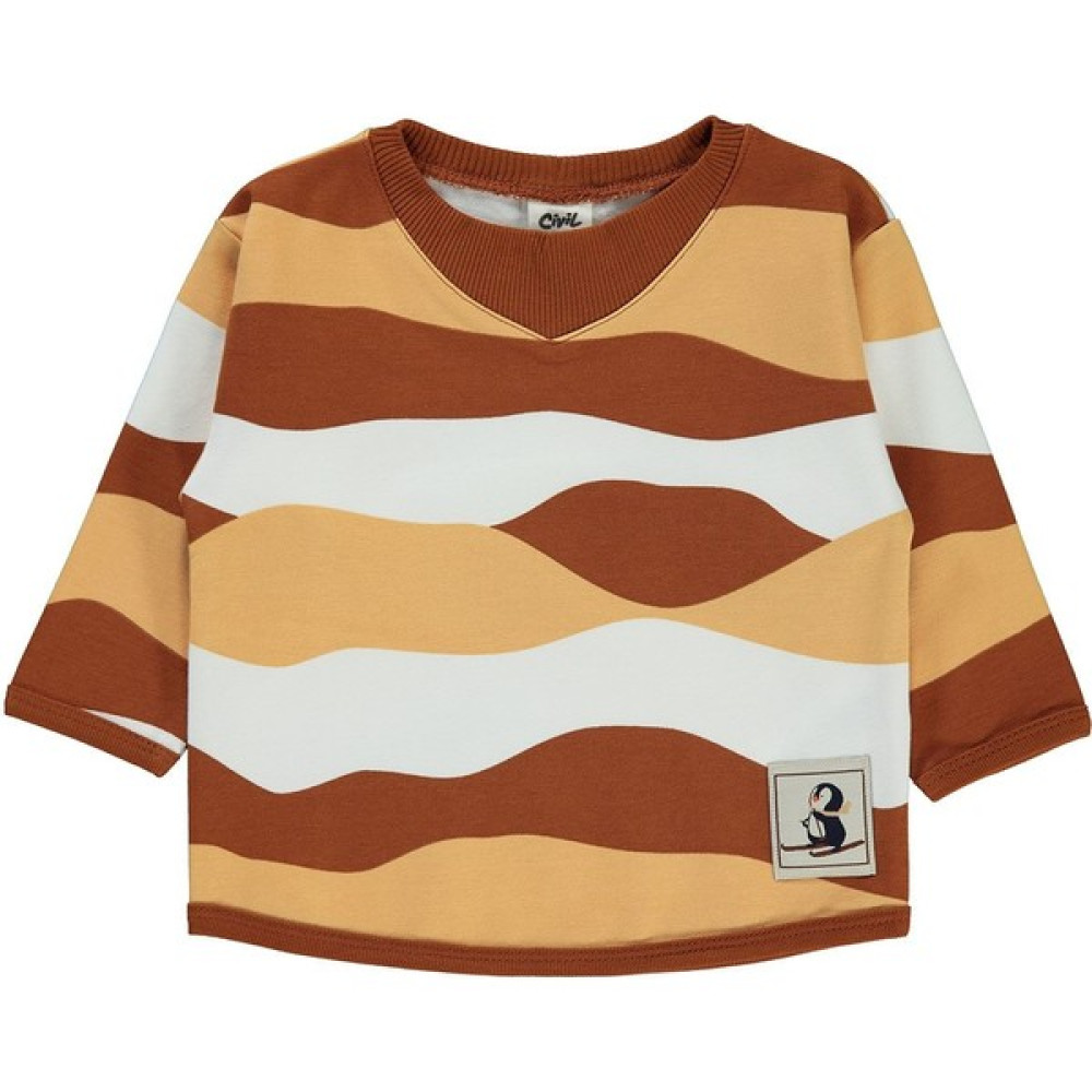 Civil Baby Erkek Bebek Sweatshirt 6-18 Ay Bakır Bebek Sweat Shirt Fiyatı