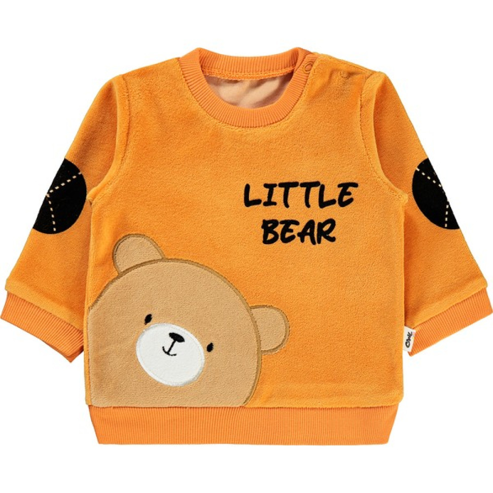 Civil Baby Erkek Bebek Sweatshirt 6-18 Ay Camel Bebek Sweat Shirt Fiyatı