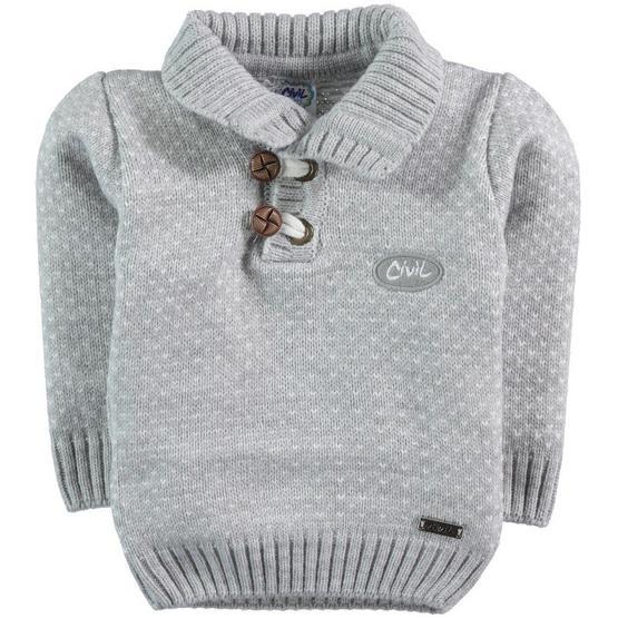 Civil Baby Gri 6-18 Ay Erkek Bebek Mont