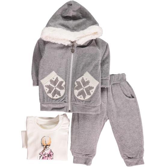 Civil Baby Gri 6-18 Ay Erkek Bebek Mont