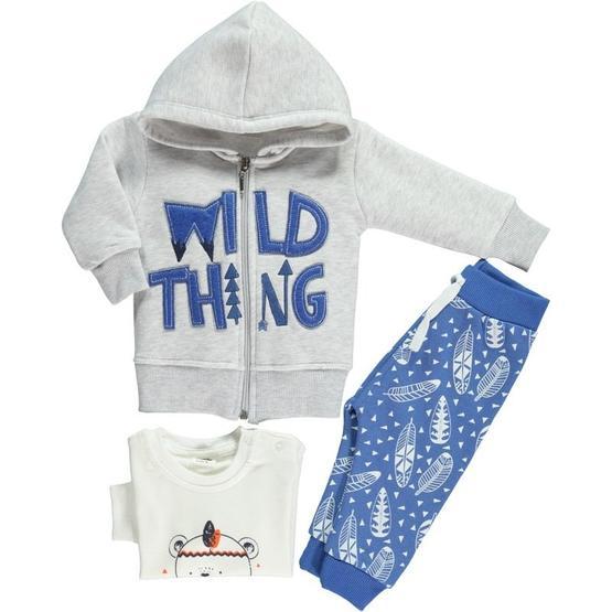 Civil Baby Gri 6-18 Ay Erkek Bebek Mont Bebek Montu Fiyatı