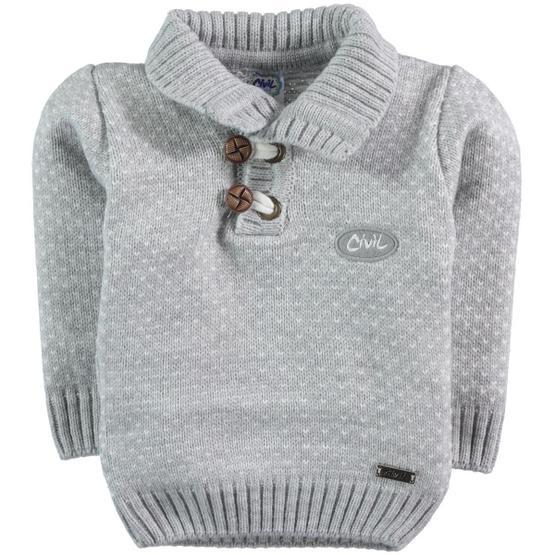 Civil Baby Gri 6-18 Ay Erkek Bebek Mont