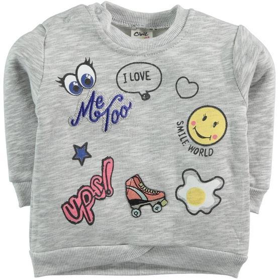 Civil Baby Gri 6-18 Ay Erkek Bebek Mont