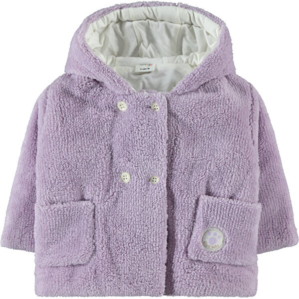 Civil Baby Kız Bebek Kapüşonlu Mont 6-18 Ay Lila Bebek Montu Fiyatı