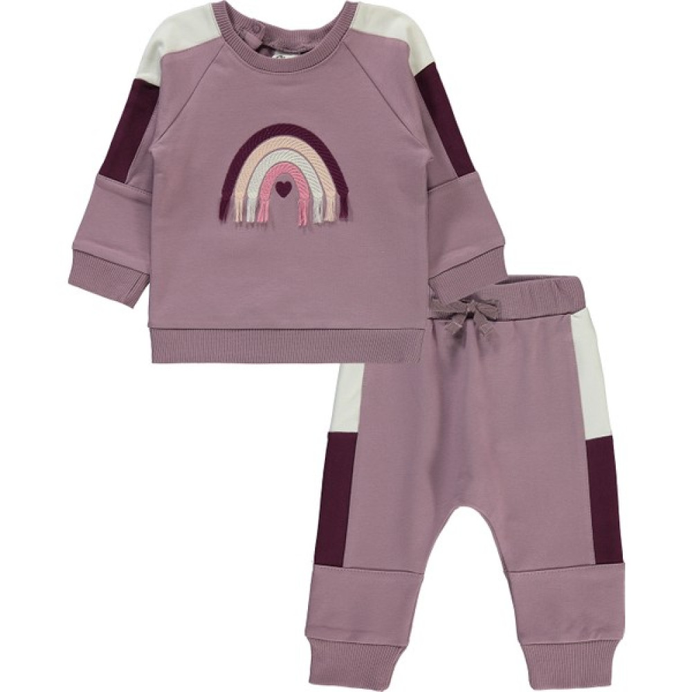 Civil Baby Kız Çocuk Takım 6-18 Ay Leylak Lila Bebek Giysi Takım Fiyatı