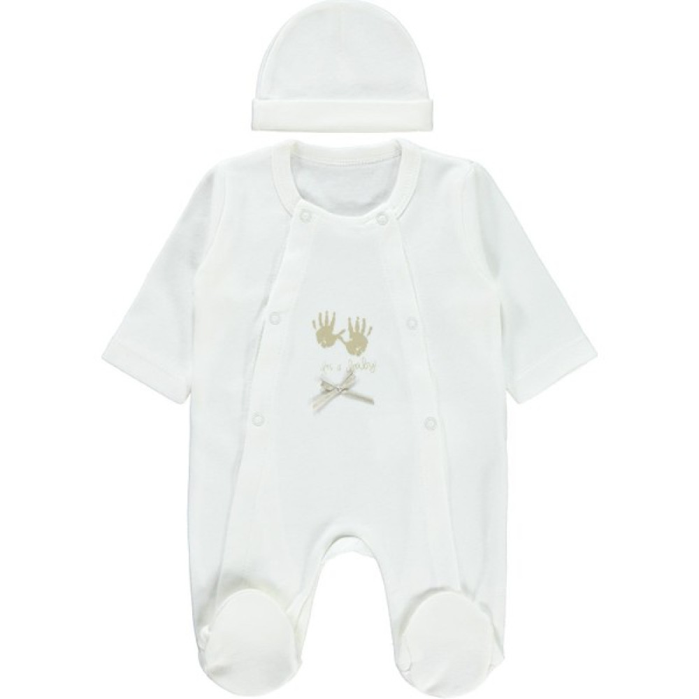 Civil Baby Prematüre Patikli Tulum Bej Bebek Pantolon Fiyatı