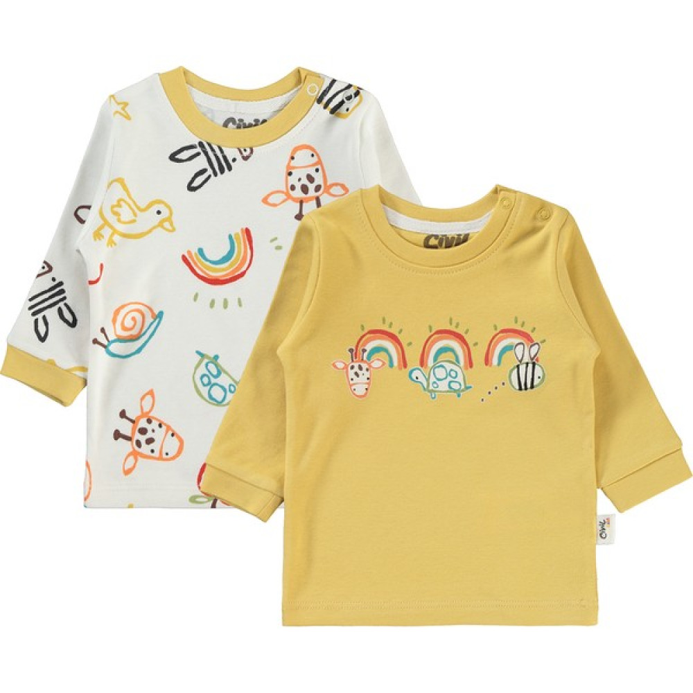 Civil Baby Sweatshirt 3-12 Ay Hardal Bebek Sweat Shirt Fiyatı