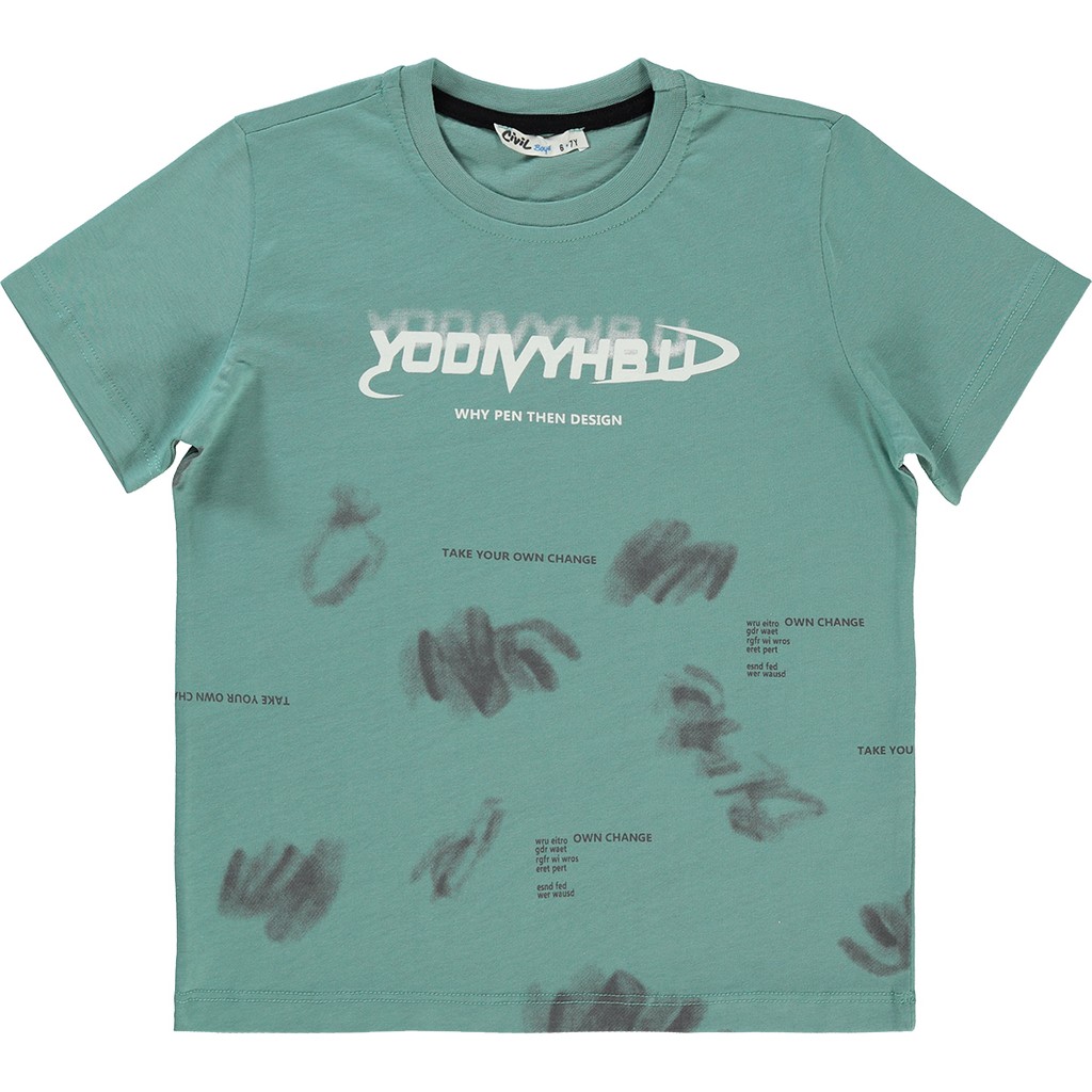 Civil Boys Erkek Çocuk Tişört 10-13 Yaş Yosun Yeşili Erkek Çocuk T-shirt Fiyatı