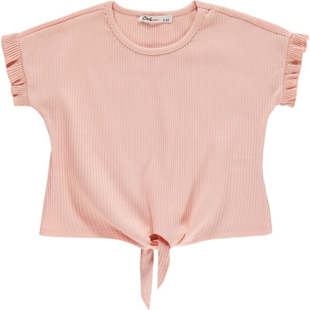 Civil Girls Kız Çocuk Tişört 2-5 Yaş Pudra Kız Çocuk T-shirt Fiyatı