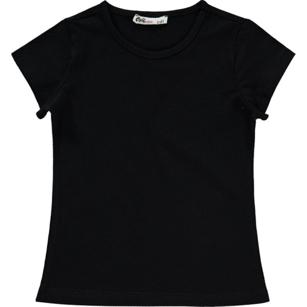 Civil Girls Kız Çocuk Tişört 2-5 Yaş Siyah Kız Çocuk T-shirt Fiyatı