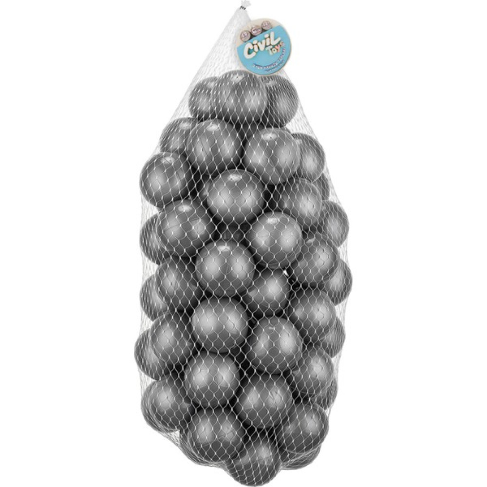 Civil Toys Havuz Topu 6 cm 50'li Gri Açık Hava, Deniz ve Spor Oyuncakları Fiyatı