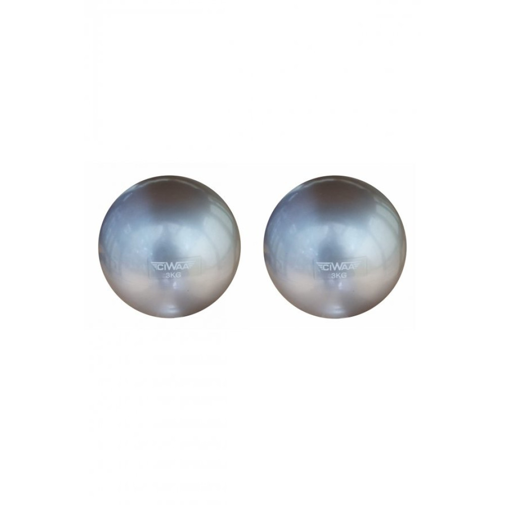 Ciwaa Cwa-2285 Pilates Agirlik Topu Pilates Toning Ball Denge Veagirlik Topu 3 Kg X2 Pilates Topu Fiyatı