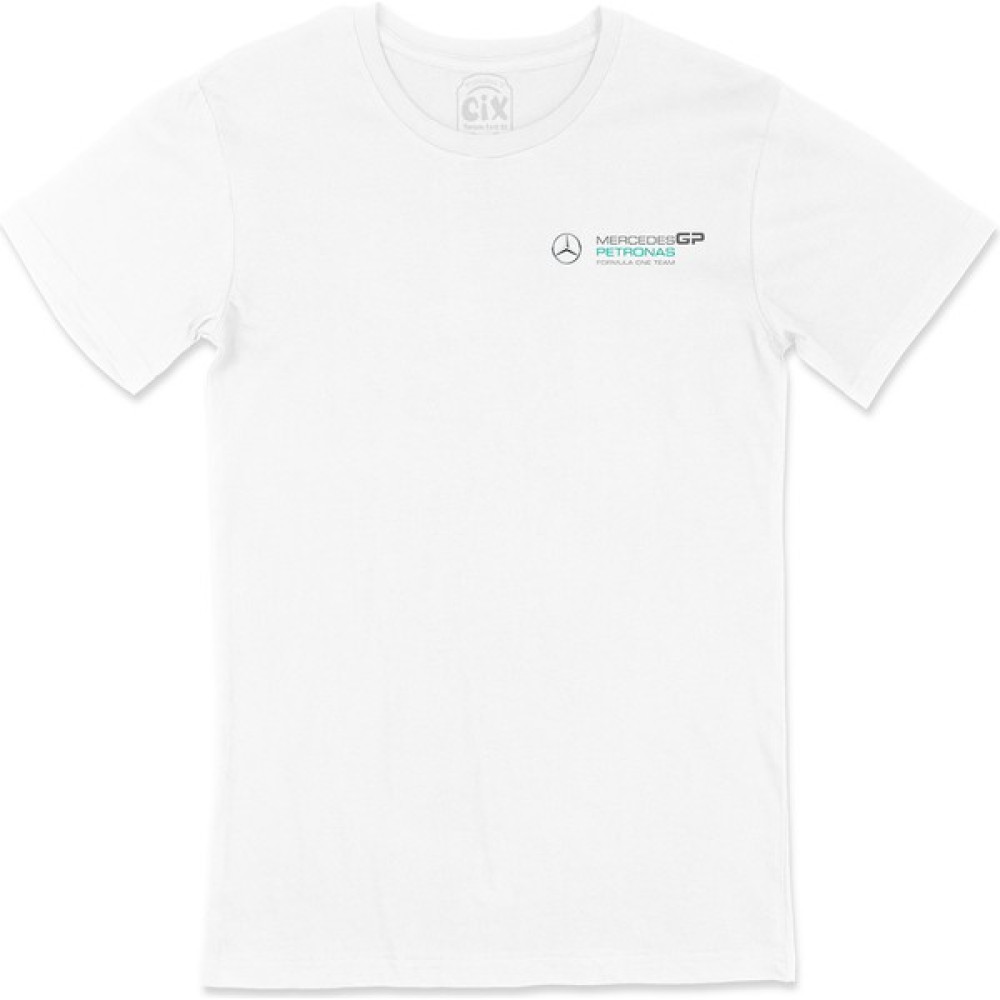 Cix F1 Mercedes Gp Petronas Cep Logo Tasarımlı Beyaz Tişört Erkek T-shirt Fiyatı