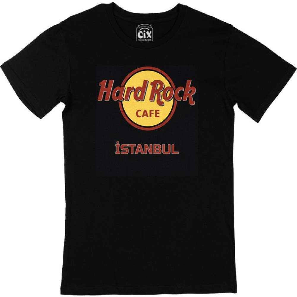Cix Hard Rock Cafe Istanbul Siyah Tişört Erkek T-shirt Fiyatı