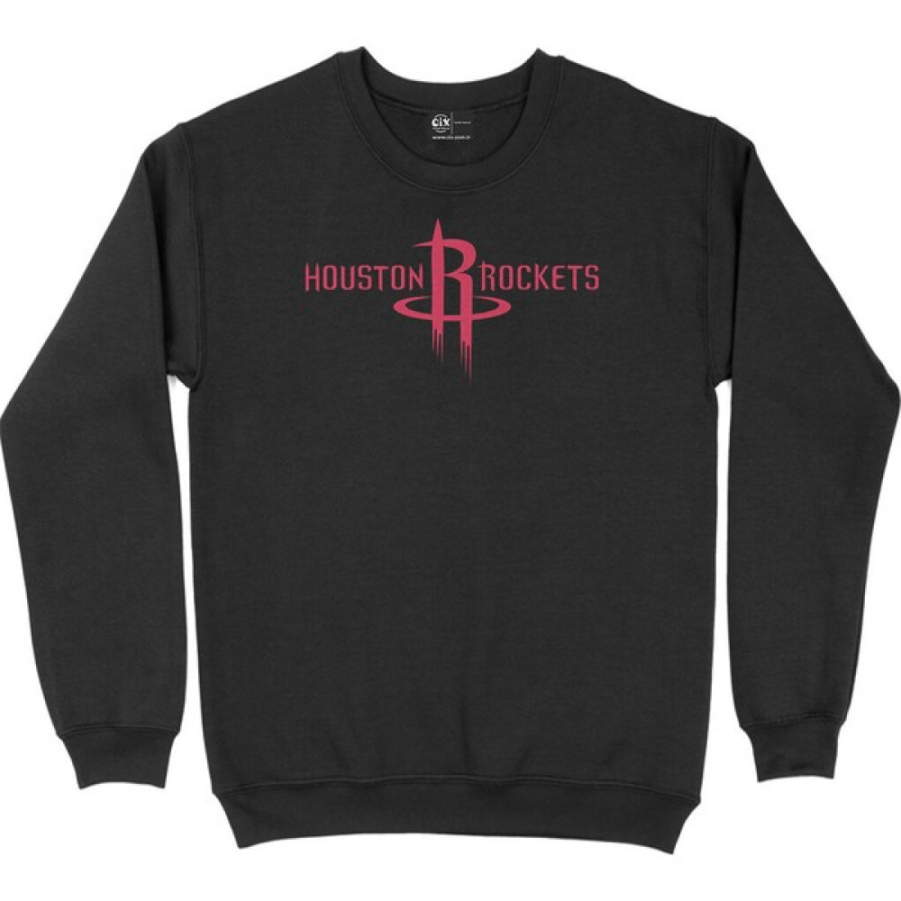 Cix Houston Rockets Siyah Sweatshirt Erkek Sweatshirt Fiyatı